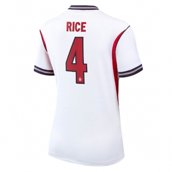 Billige Fotballdrakt England Declan Rice #4 Replika Hjemmedrakt Dame VM 2026 Kortermet